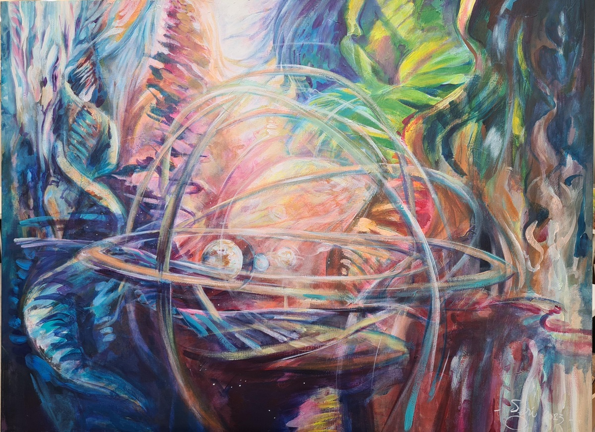 Acryl op doek door Gerard W. Rietbergen